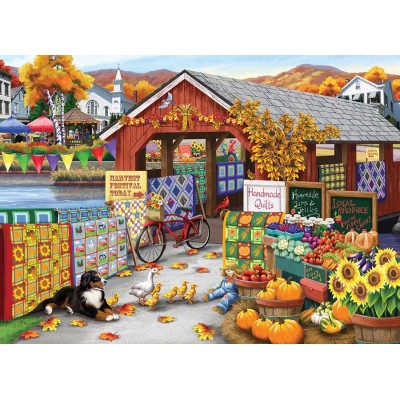 Puzzle  Cobble-Hill-45027 XXL Pieces - Harvest Festival