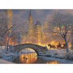 Puzzle  Cobble-Hill-45044 XXL Pieces - Mark Keathley: Winter in the Park