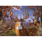 Puzzle  Cobble-Hill-45055 XXL Pieces - Deer and Pheasant