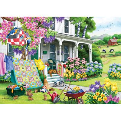 Puzzle  Cobble-Hill-45059 Spring Cleaning