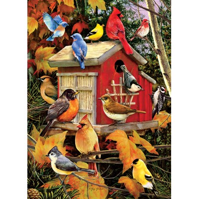 Puzzle  Cobble-Hill-45061 XXL Pieces - Fall Birdhouse