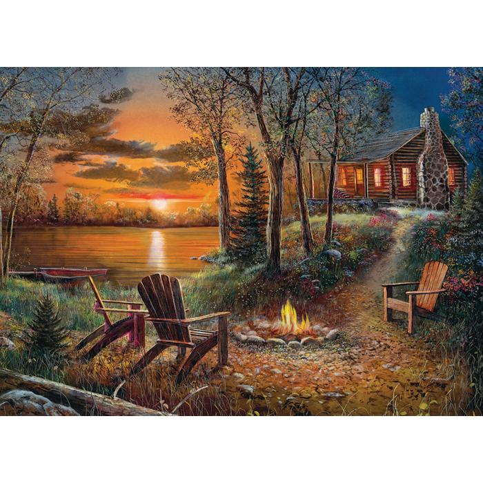 Puzzle Cobble-Hill-45066 Fireside