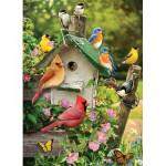 Puzzle  Cobble-Hill-45068 XXL Teile - Summer Birdhouse