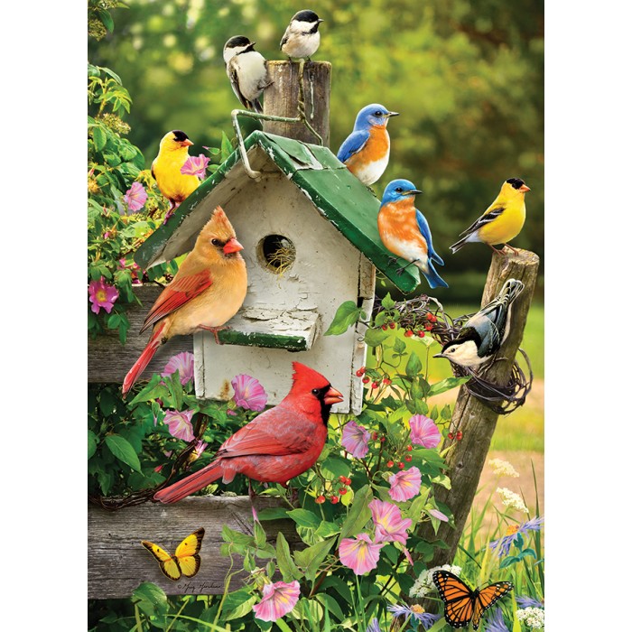 Puzzle Cobble-Hill-45068 XXL Teile - Summer Birdhouse