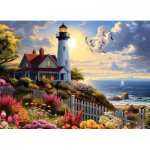 Puzzle  Cobble-Hill-45089 Zum Leuchtturm