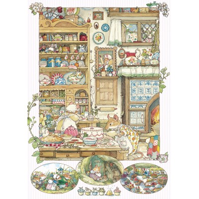 Puzzle  Cobble-Hill-45107 Brambly Hedge Picnic Preparations