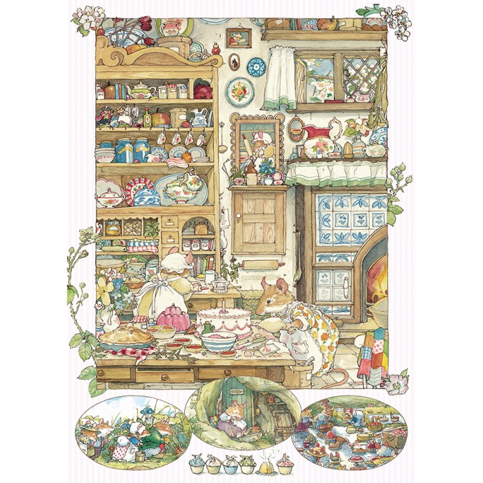 Puzzle Cobble-Hill-45107 Brambly Hedge Picnic Preparations