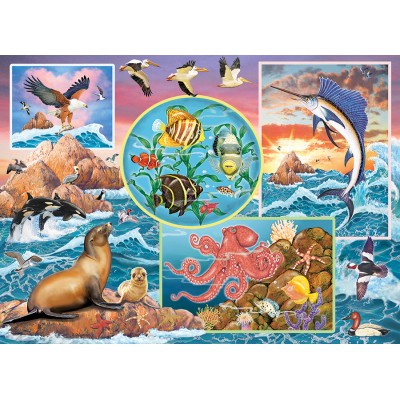 Puzzle  Cobble-Hill-47003 Ocean Magic
