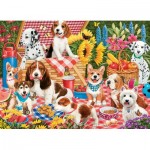 Puzzle  Cobble-Hill-47040 Family - Picnic Party