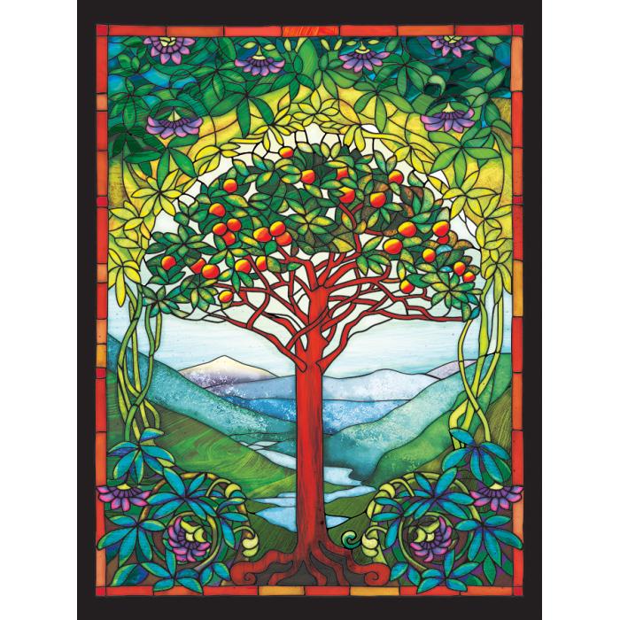Puzzle Cobble-Hill-48005 Stained Glass - Tree of Life