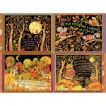 Puzzle  Cobble-Hill-48031 Herbstliche Reflexionen