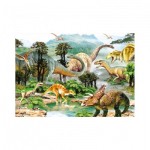 Puzzle  Dino-34343 XXL Pieces - Dinosaurs
