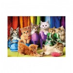 Puzzle  Dino-47239 XXL Pieces - Colorful Kittens