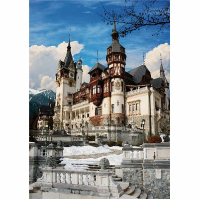 Puzzle  DToys-70739 Rumänien: Schloss Peles