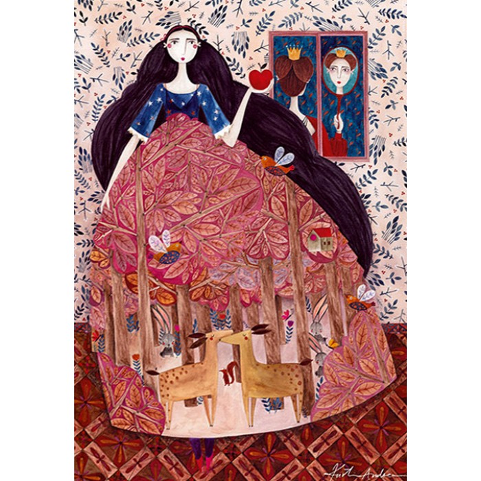 Puzzle Dtoys-72870 Andrea Kürti: Snow White