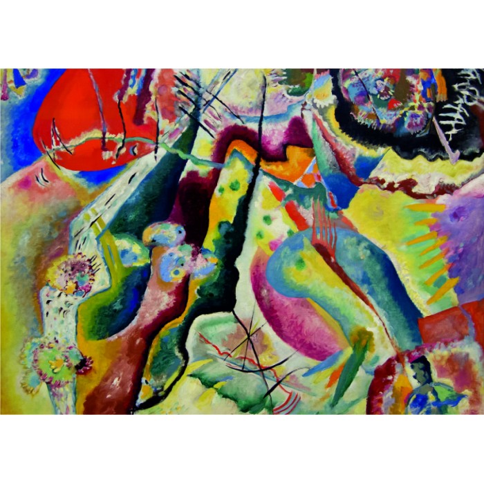 Puzzle Dtoys-75116 Kandinsky Vassily: Painting with Red Spot