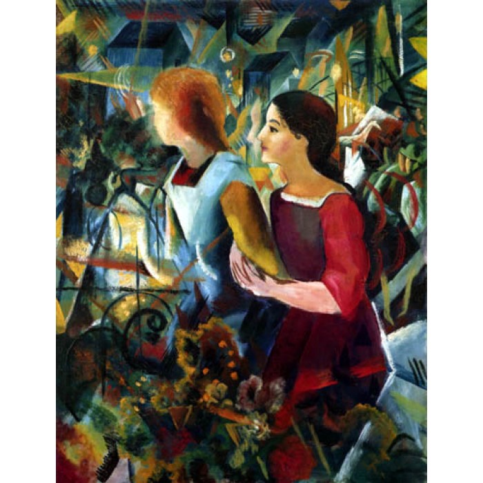 Puzzle Dtoys-75154 August Macke: Two Girls