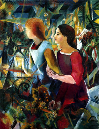 Puzzle  Dtoys-75154 August Macke: Two Girls