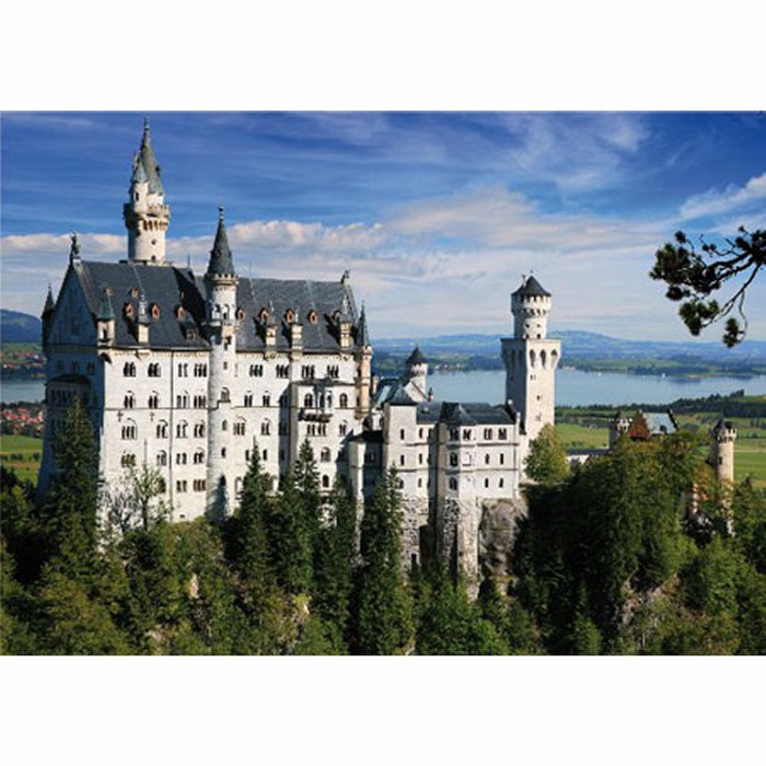 Puzzle DToys-75307 Allemagne - Château de Neuschwanstein