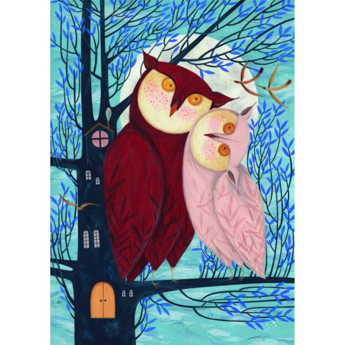 Puzzle Dtoys-75758 Owl Tales