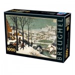 Puzzle  Dtoys-76878 Pieter Brueghel the Elder - Hunters in the Snow