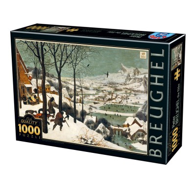 Puzzle  Dtoys-76878 Pieter Brueghel the Elder - Hunters in the Snow
