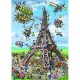 Cartoon Collection - Construction de la Tour Eiffel