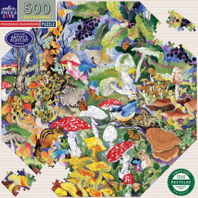 Puzzle  eeBoo-52129 Poisonous Mushrooms