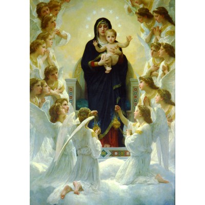 Puzzle  Enjoy-Puzzle-1116 William Bouguereau: The Virgin With Angels