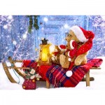 Puzzle  Enjoy-Puzzle-1269 Teddy Bears with Santa Hats