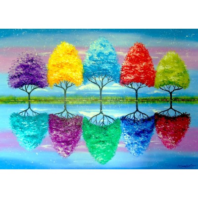 Puzzle  Enjoy-Puzzle-1702 Each Tree Has Its Own Colorful History