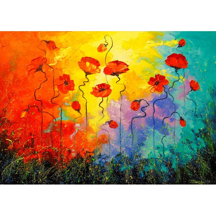 Puzzle Enjoy-Puzzle-1723 Magic Poppies