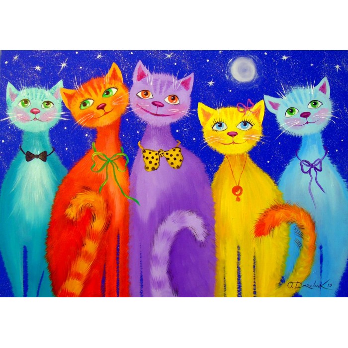 Puzzle Enjoy-Puzzle-1738 Smiling Cats