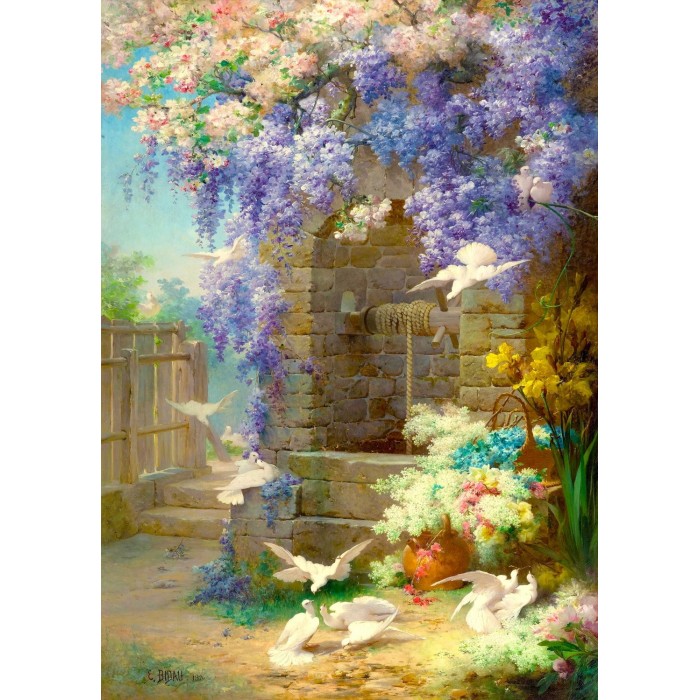 Puzzle Enjoy-Puzzle-1871 Eugene Bidau - Le Printemps