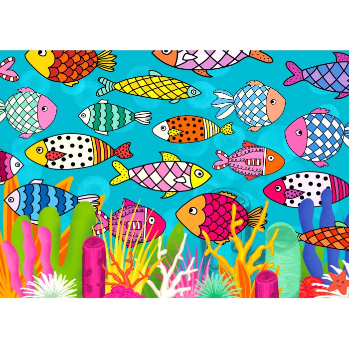 Puzzle Enjoy-Puzzle-2049 Poissons à Motifs