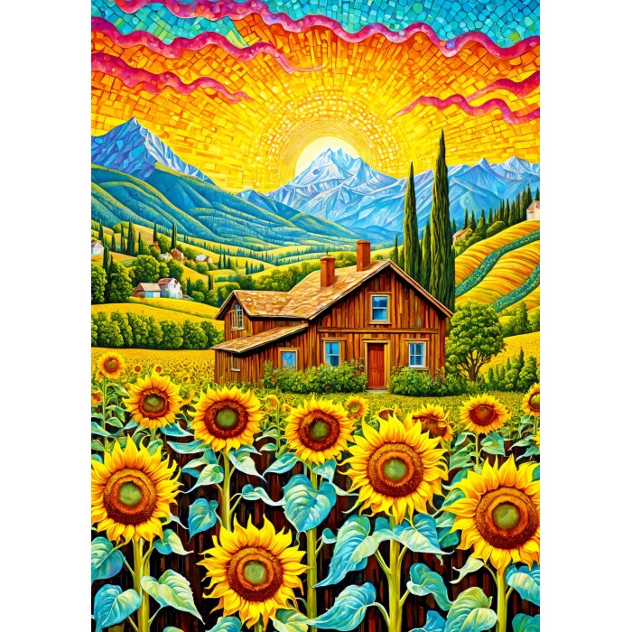 Puzzle Enjoy-Puzzle-2145 Maison des Tournesols