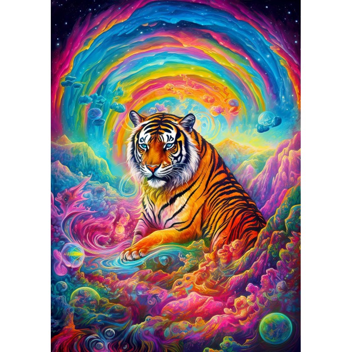 Puzzle Enjoy-Puzzle-2204 Wo die Tiger Regieren