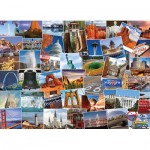 Puzzle  Eurographics-6000-0750 Globetrotter USA