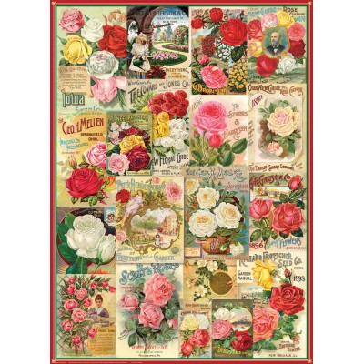 Puzzle  Eurographics-6000-0810 Roses Seed Catalogue