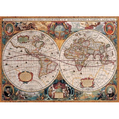Puzzle  Eurographics-6000-1997 Antique World Map