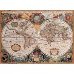Puzzle  Eurographics-6000-1997 Antique World Map