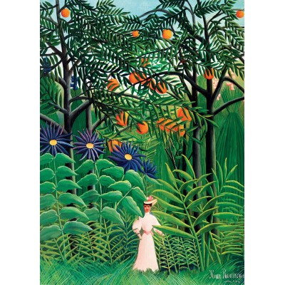Puzzle  Eurographics-6000-5608 Woman in an Exotic Forest
