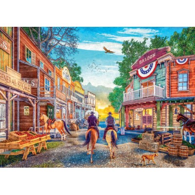 Puzzle  Eurographics-6000-6028 Ville de l'Ouest Sauvage