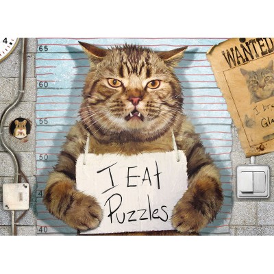 Puzzle  Eurographics-6500-5786 XXL Pieces - Felony Cat