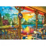 Puzzle  Eurographics-6500-5884 XXL Teile - Angeln am frühen Morgen