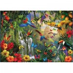 Puzzle  Eurographics-6500-6006 XXL Teile - Tropisches Vogelparadies
