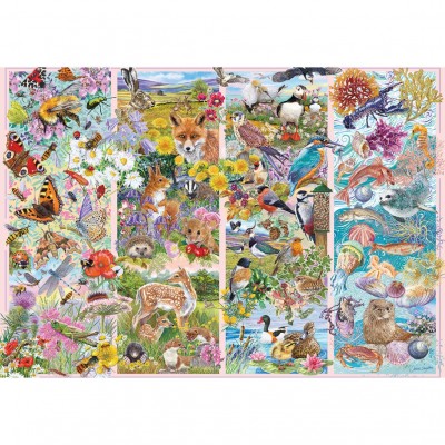 Puzzle  Gibsons-G3166 Curious Creatures