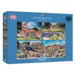  Gibsons-G5012 Jigsaw Puzzle - 4 x 500 Pieces : Stop Me and Buy One