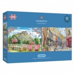  Gibsons-G5064 2 Puzzles - Edinburgh