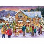 Puzzle  Gibsons-G6373 Habillés pour Noël